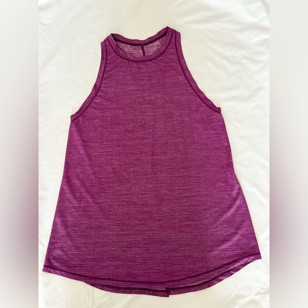 Lululemon Hot Like Agni Singlet Heathered Aurora Size 4 - Picture 5 of 13
